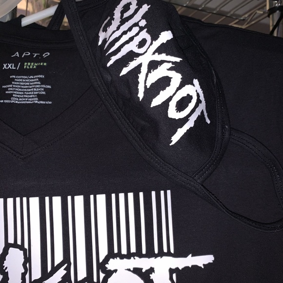 SlipKnot T-shirt w/Matching FaceMask - Picture 2 of 2